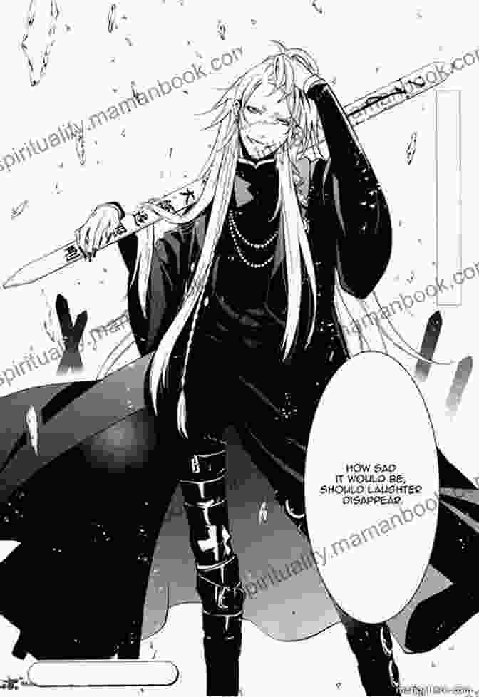 A Panel From Black Butler Chapter 181 Featuring Ciel Phantomhive And Undertaker Black Butler #181 Yana Toboso