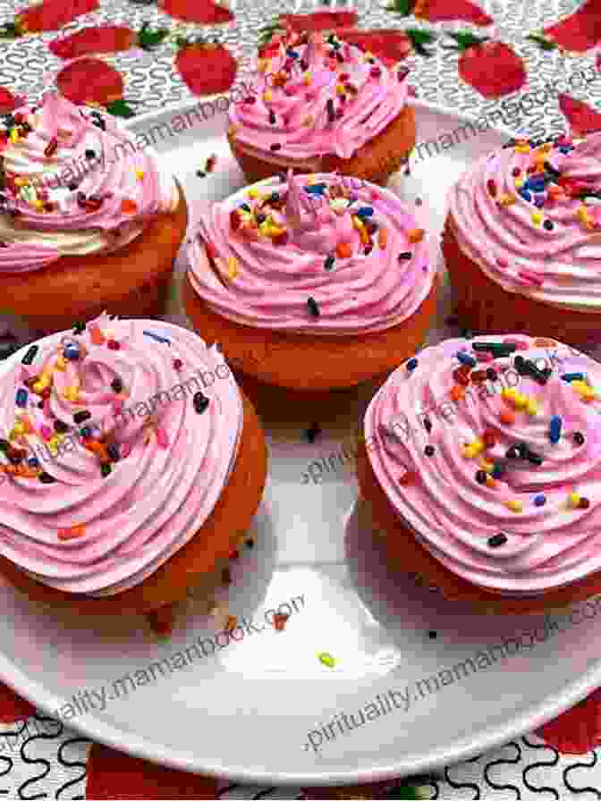 A Vibrant Array Of Sprinkles Scattered On Cupcakes Unforgettable Cupcake Cookbook 5: All Wonderful Cupcake Recipes To Satisfy Your Guts (The Best Ever Cupcake Recipe Collection)