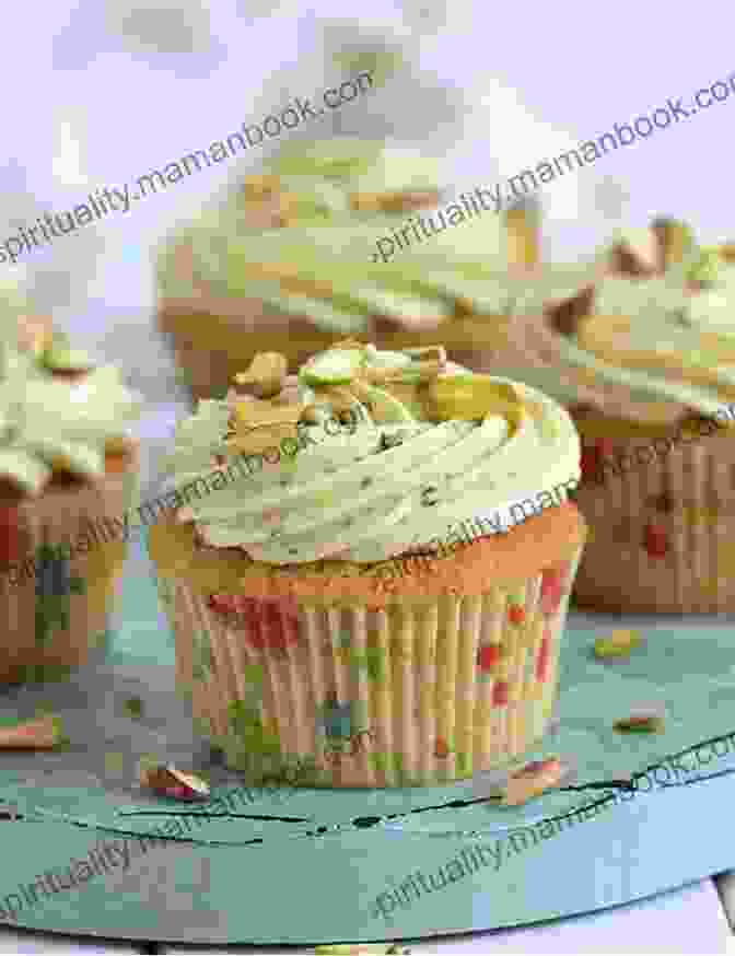 A Vibrant Green Pistachio Cupcake Topped With Pistachio Frosting Unforgettable Cupcake Cookbook 5: All Wonderful Cupcake Recipes To Satisfy Your Guts (The Best Ever Cupcake Recipe Collection)