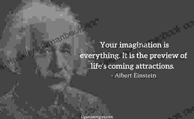 Albert Einstein With A Quote About The Power Of Imagination Quotes Of Albert Einstein Chaitanya Limbachiya