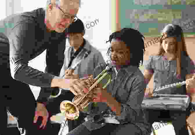 Bruno Carrasco Teaching Music To Students In A Classroom, Surrounded By Musical Instruments Music Play 2 Part A Bruno Carrasco