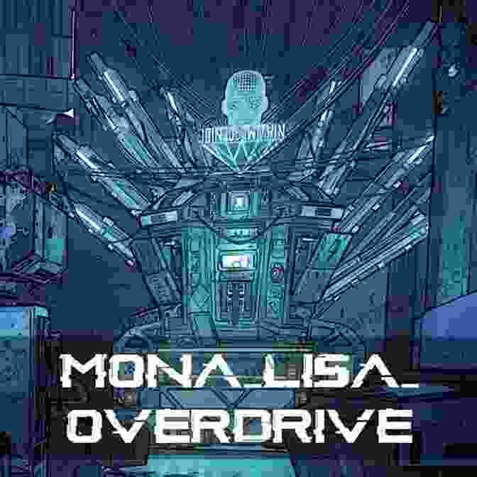 Mona, A Female Character From Mona Lisa Overdrive, Standing In Front Of A Computer, Her Eyes Reflecting The Code Displayed On The Screen. Mona Lisa Overdrive: A Novel (Sprawl Trilogy 3)
