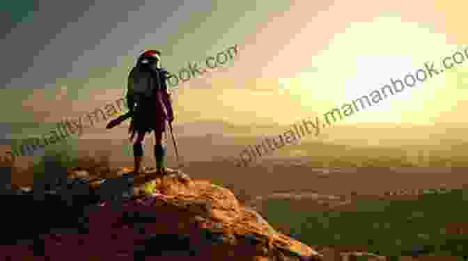 The Protagonist Standing On A Hilltop, Overlooking The Vast World Of Terra. Terra Rising: A Mythology Isekai (Spark Of Divinity 3)